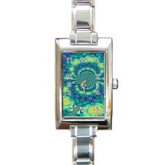 Fractal Rectangle Italian Charm Watch