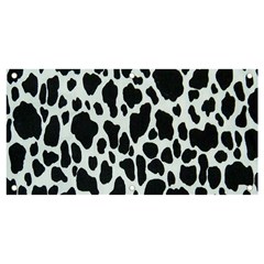 Black And White Cow Print 10 Cow Print, Hd Wallpaper Banner And Sign 4  X 2 