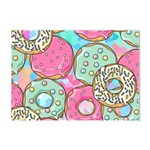 Donut Pattern Texture Colorful Sweet Crystal Sticker (A4)