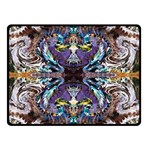  violet symmetry Two Sides Fleece Blanket (Small)