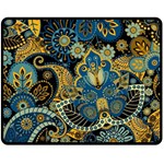 Retro Ethnic Background Pattern Vector Two Sides Fleece Blanket (Medium) 58.8 x47.4  Blanket Back