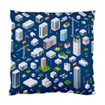 Isometric-seamless-pattern-megapolis Standard Cushion Case (One Side)