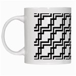 Pattern Monochrome Repeat White Mug