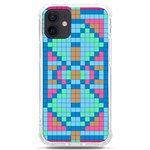 Checkerboard Square Abstract iPhone 12 mini TPU UV Print Case	 Front