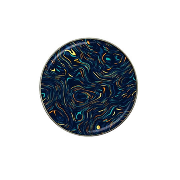 Colorful Abstract Pattern Creative Colorful Line Linear Background Hat Clip Ball Marker (4 pack)