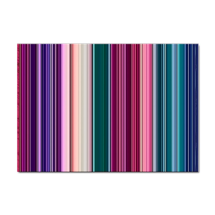 Vertical Line Color Lines Texture Sticker A4 (10 pack)
