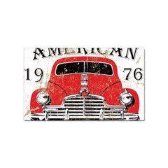 Perfect American Vintage Classic Car Signage Retro Style Sticker Rectangular (100 Pack)