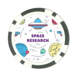 Unidentified Flying Object Ufo Space Outer Poker Chip Card Guard