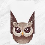 Owl Bird Feathers Canvas 40  x 72 