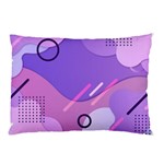 Hand Drawn Abstract Organic Shapes Background Pillow Case (Two Sides) Back
