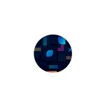 Gradient Geometric Shapes Dark Background 1  Mini Magnets