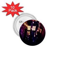 Tardis Regeneration Art Doctor Who Paint Purple Sci Fi Space Star Time Machine 1 75  Buttons (10 Pack)