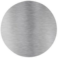 Aluminum Textures, Horizontal Metal Texture, Gray Metal Plate Wooden Bottle Opener (round)