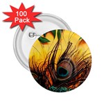 Japan Art Artwork Asia Drawing Lake Landscape Mountain Nature Oriental 2.25  Buttons (100 pack) 