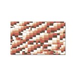 ChromaticMosaic Print Pattern Sticker Rectangular (10 pack)
