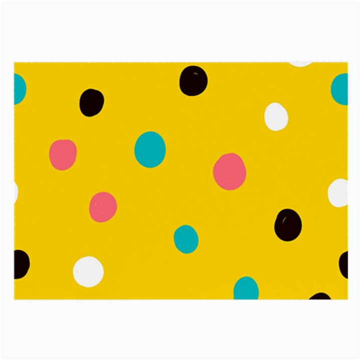Moles Points Background Pattern Large Glasses Cloth (2 Sides)