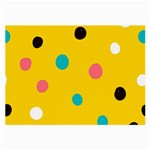 Moles Points Background Pattern Large Glasses Cloth (2 Sides) Back