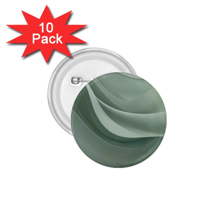 Silky Sage Abstract Elegant Print Design 1.75  Buttons (10 pack)