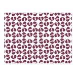 Love In Pieces Print Pattern Design Two Sides Premium Plush Fleece Blanket (Mini) 35 x27  Blanket Back