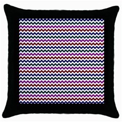 Chevron Pattern Throw Pillow Case (black)