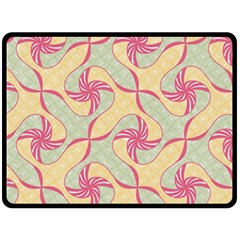 Abstract Pattern Design Scrapbooking Two Sides Fleece Blanket (large)