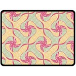 Abstract Pattern Design Scrapbooking Two Sides Fleece Blanket (Large) 80 x60  Blanket Back