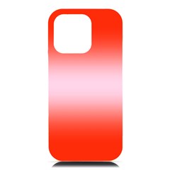 Scarlet Red To Pink Lace Bilinear Gradient Iphone 16 Pro Max Black Uv Print Pc Hardshell Case