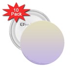 Cream Yellow To Pale Violet Linear Gradient 2.25  Buttons (10 pack) 