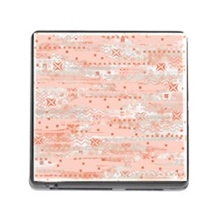 Boho Pattern Memory Card Reader (square 5 Slot)