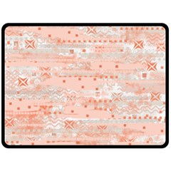 Boho Pattern Fleece Blanket (large)