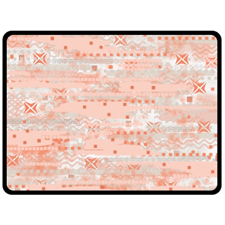 Boho Pattern Fleece Blanket (Large)