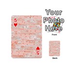 Boho Pattern Playing Cards 54 Designs (Mini) Front - Heart5
