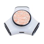 Boho Pattern 3-Port USB Hub Front