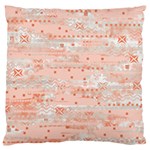 Boho Pattern Standard Premium Plush Fleece Cushion Case (Two Sides) Back