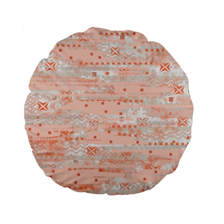 Boho Pattern Standard 15  Premium Flano Round Cushions