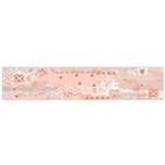 Boho Pattern Small Premium Plush Fleece Scarf Back