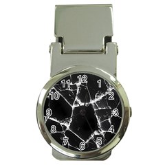 Dark Patch Art Crack Construction Money Clip Watches