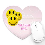 LOVE SMILE Mousepad (Heart)